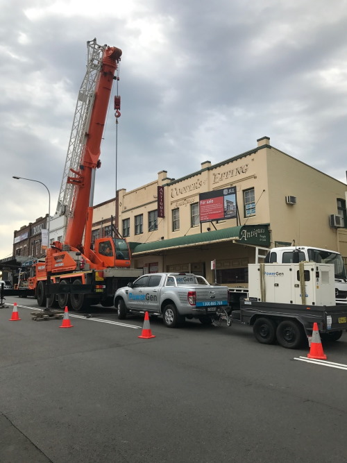 Installing generator