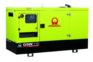 The GSW110P is a dedicated three-phase canopy diesel Generator